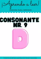 Vorschau - Arbeitsblätter - Iniciación a la lectura 9 - Letra D - Seite 1