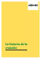 Vista previa - Hojas de trabajo - La historia de la creación - Hojas de trabajo - Portada