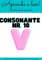 Vorschau - Arbeitsblätter - Iniciación a la lectura 10 - Letra V - Seite 1