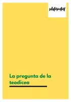 Vista previa - Hojas de trabajo - La pregunta de la teodicea - Hojas de trabajo - Portada