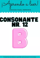 Vorschau - Arbeitsblätter - Iniciación a la lectura 12 - Letra B - Seite 1