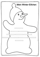 Vorschau - Arbeitsblätter - Ein Winter-Elfchen schreiben - Seite 3