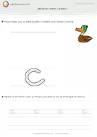 Aperçu - Feuilles d'exercices - Apprendre à écrire en cursive - Lettres & mots - Page 2