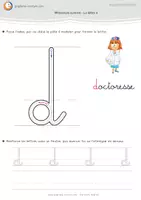 Aperçu - Feuilles d'exercices - Apprendre à écrire en cursive - Lettres & mots - Page 3