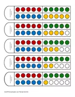 Vorschau - Anderer Materialtyp - Blitzblick Fächer 20er Feld für die Mengenerfassung / Simultanerfassung - Deckblatt