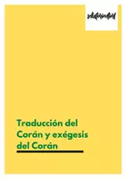 Vista previa - Hojas de trabajo - Traducción del Corán y exégesis del Corán - Hojas de trabajo - Portada