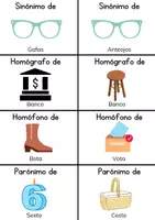 Vista previa - Unidades / Secuencias / Situaciones de Aprendizaje - Juego de Memoria: Sinónimos, Homónimos y Parónimos - página 2