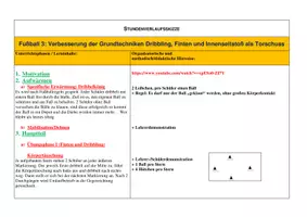 Vorschau - Stundenentwürfe - Stundenbilder Fußball - Seite 1