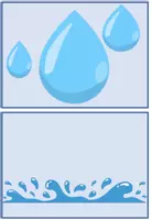 Vorschau - Präsentationen/Tafelbilder - Aggregatzustände des Wassers Tafelmaterial - Seite 1