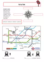 Vorschau - Stundenentwürfe - Wortschatzeinführung London U-Bahn (Tube) - Deckblatt