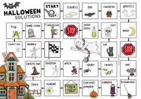 Aperçu - Jeux - Halloween - DIY Board Game for the ESL Classroom - Page 3