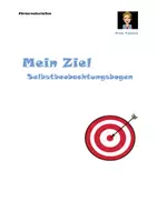 Vorschau - Arbeitsblätter - Mein Ziel - Selbstbeobachtungsbogen - Deckblatt