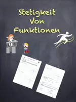 Vorschau - Arbeitsblätter - Stetigkeit von Funktionen (mit Lernvideo) - Deckblatt