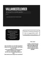 Vorschau - Stundenentwürfe - Wie weit darf ich in die Welt eingreifen? - Deckblatt