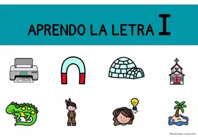 Vista previa - Presentaciones - Letra I - Actividades digitales en español - página 1