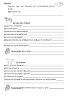 Vorschau - Arbeitsblätter - Nutztiere Fragen und Forscherfragen - Deckblatt