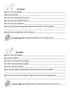 Vorschau - Arbeitsblätter - Nutztiere Fragen und Forscherfragen - Seite 1