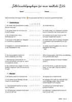 Vorschau - Fördermaterial/Inklusion - Selbsteinschätzungsbogen für die mündliche Note (Sprachen) - Deckblatt