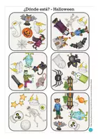 Vorschau - Spiele - Halloween ¿Dónde está? Spanisch Spiel - Seite 2