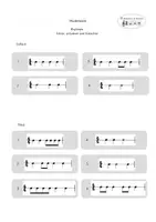 Vorschau - Arbeitsblätter - Rhythmusbausteine - elementare Rhythmen hören, erkennen und klatschen - Deckblatt