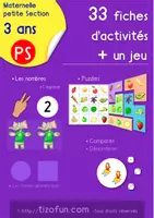 Aperçu - Feuilles d'exercices - Mathématiques Petite Section - Le tour des compétences - Page 1