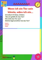 Vorschau - Arbeitsblätter - Ich würde/wäre/könnte Konjunktiv schriftlich und kreativ üben - Deckblatt