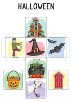 Aperçu - Feuilles d'exercices - HALLOWEEN - Growing Bundle for ESL Learners - Page 3