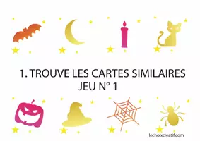 Aperçu - Jeux - Jeux ludiques et coloriage - Thème Halloween - Page 1