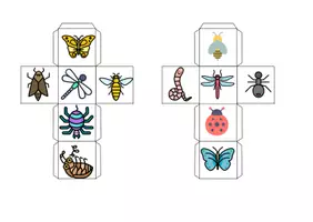 Vorschau - Spiele - Vokabel-Würfel - Tiere - Insekten - Seite 2