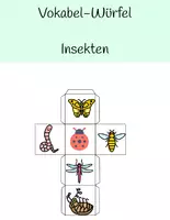 Vorschau - Spiele - Vokabel-Würfel - Tiere - Insekten - Deckblatt
