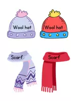 Vista previa - Juegos / Gamificación - Winter clothes - página 1
