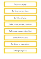 Vorschau - Stationenlernen - Märchen - Abschreibstreifen - Seite 1