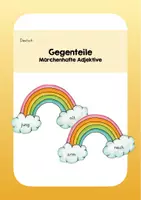 Vorschau - Stationenlernen - Gegenteile - Märchenhafte Adjektive - Deckblatt