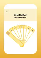 Vorschau - Spiele - Märchen - Lesefächer für die Wortschatzarbeit - Deckblatt