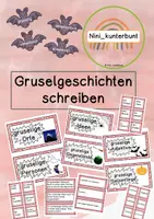 Vorschau - Unterrichtsreihen - Materialpaket Gruselgeschichten und gruseliges Schreiben - Seite 1