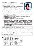 Aperçu - Apprentissages en autonomie - énigme 3 - La famille cassetout - Page 1