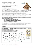 Aperçu - Jeux - Enigme 4 - maison verrouillée - Page 1