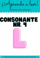 Vista previa - Hojas de trabajo - Iniciación a la lectura 4 - Letra L - página 1