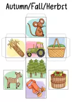 Vista previa - Juegos / Gamificación - Autumn / Fall - DIY Dice (ESL classroom) - página 3