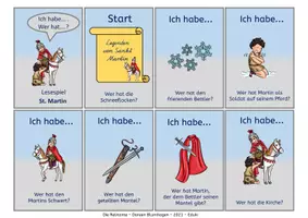 Vorschau - Spiele - Sankt Martin - Ich habe.... Wer hat...? Lesespiel - Seite 2