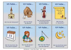 Vorschau - Spiele - Sankt Martin - Ich habe.... Wer hat...? Lesespiel - Seite 3