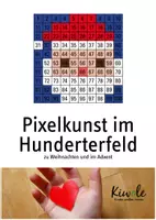 Vorschau - Arbeitsblätter - Weihnachten im Hunderterfeld – fröhliche Pixelkunst - Deckblatt