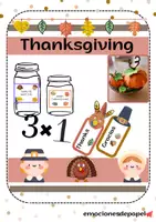 Vista previa - Manualidades / Dibujos para colorear - Thanksgiving - página 1
