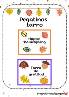 Vista previa - Manualidades / Dibujos para colorear - Thanksgiving - página 3