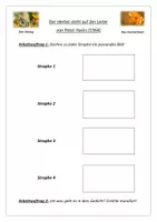 Vorschau - Arbeitsblätter - Gedichtarbeit inkl. AB Kurzanalyse + AB Bewertungsraster zum Gedichtvortrag (Herbstgedicht): "Der Herbst steht auf der Leiter" von Peter Hacks - Seite 3