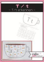 Vorschau - Arbeitsblätter - Deutsch: T t erkennen - Teetasse - Deckblatt