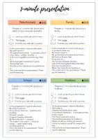 Vorschau - Aufgabenkarten - Let's talk - 1-minute talk Task Cards Year 5/6 - Seite 1