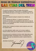 Vista previa - Hojas de trabajo - Las vias del tren sumas y restas hasta 10 y 20 español - página 2
