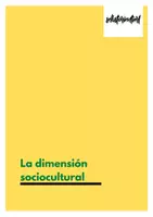 Vista previa - Hojas de trabajo - La dimensión sociocultural - hoja de trabajo - Portada