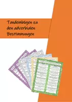 Vorschau - Arbeitsblätter - Tandembogen: adverbiale Bestimmungen - Deckblatt